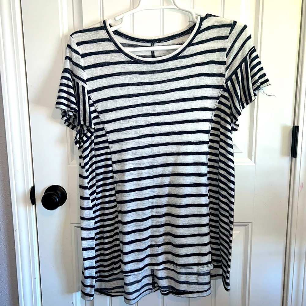 Lane Bryant striped short sleeve